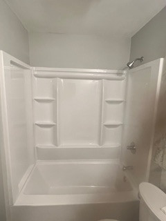 Shower update with soaking tub