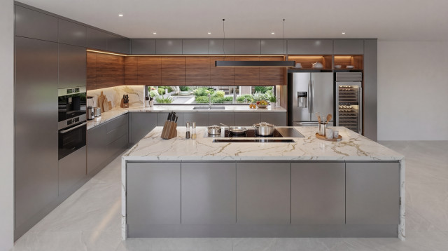 Candido`s Villa Project modern-kitchen