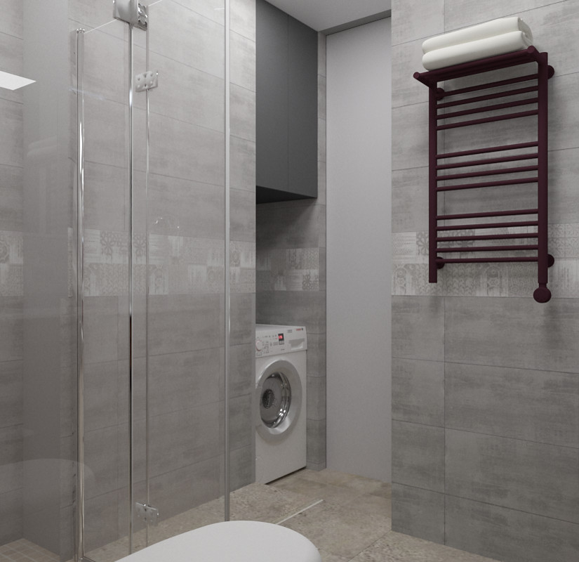 Дизайн проект однокомнатной квартиры для молодой девушки