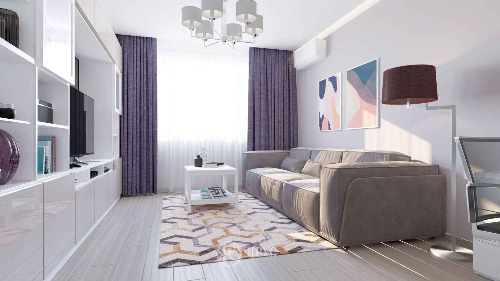 Дизайн интерьера двухкомнатной квартиры