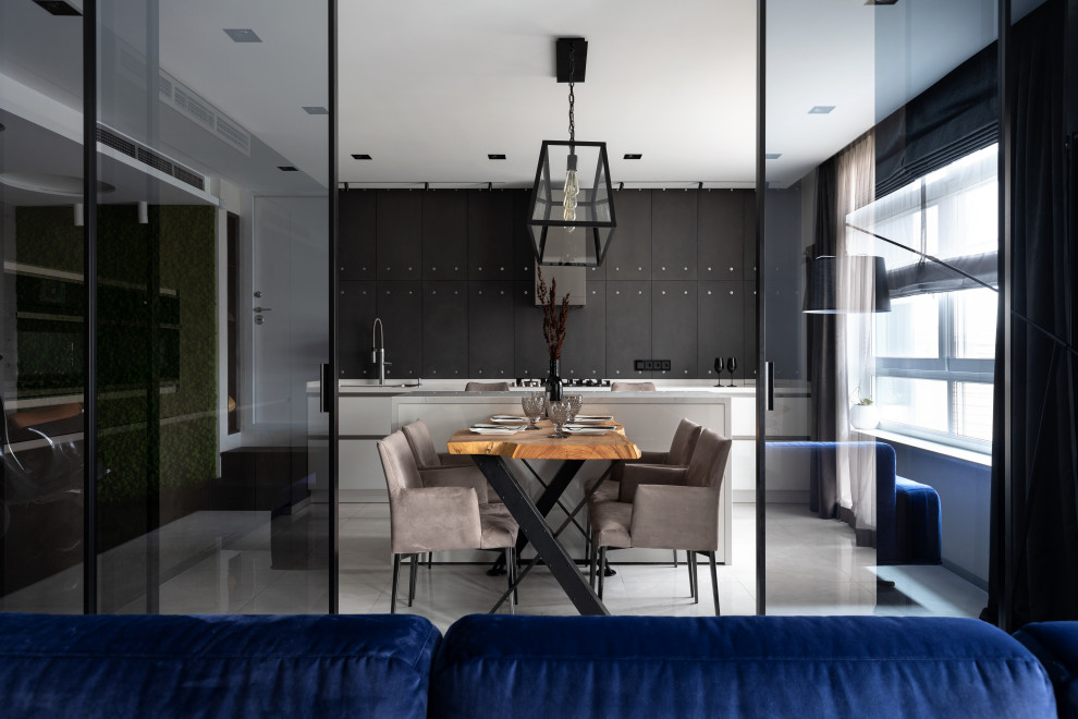 Квартира 170м2 | BLACK NATURE | Современный индустриальный стиль