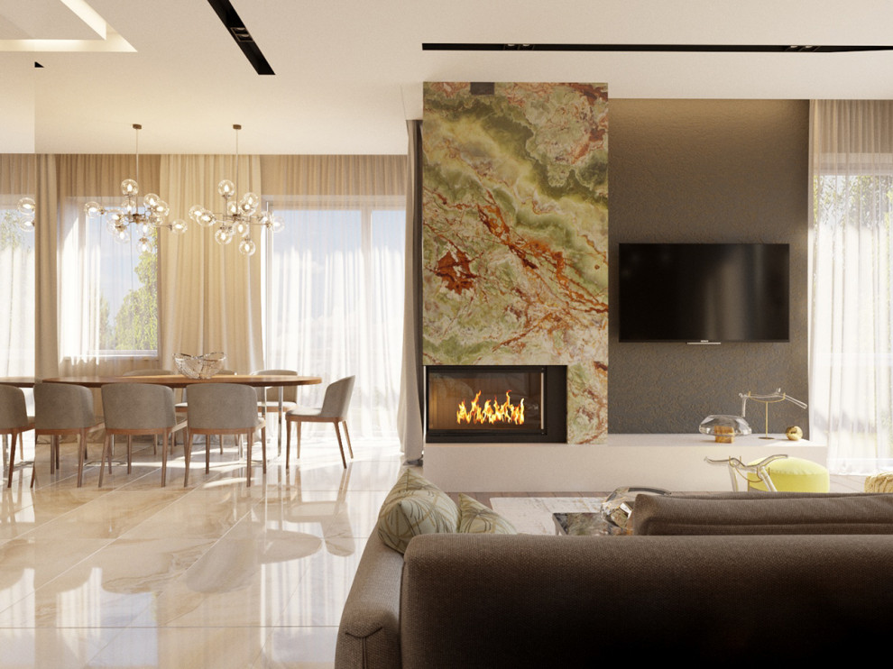 Дом в сосновом лесу