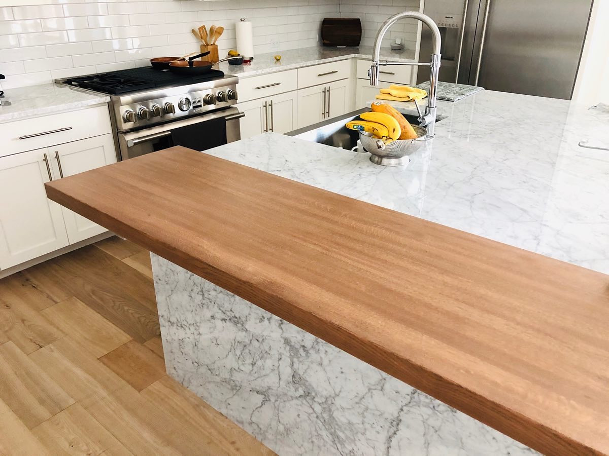 Edge Grain Wood Countertops
