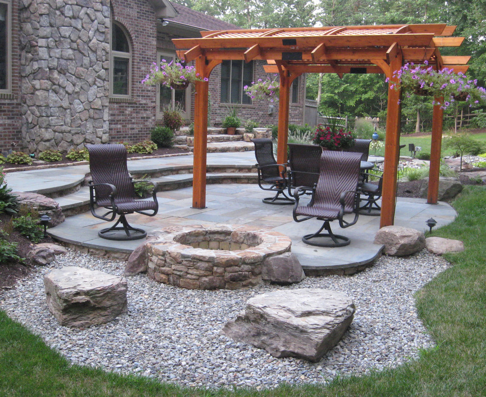 Fire Pit Traditional Patio Dc Metro By Poole S Stone And