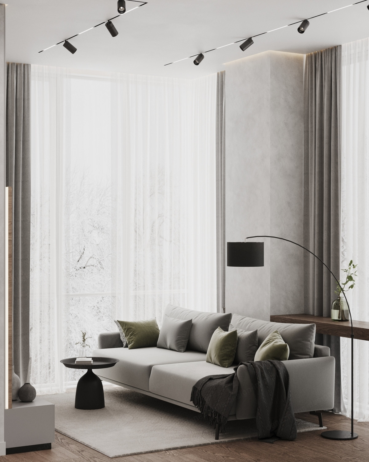 Дизайн проект 3 комнатной квартиры - ЖК ЗИЛАРТ