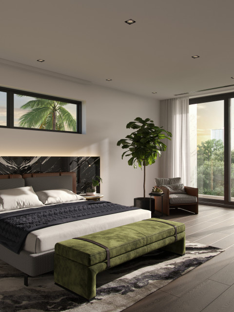 Master bedroom modern-schlafzimmer