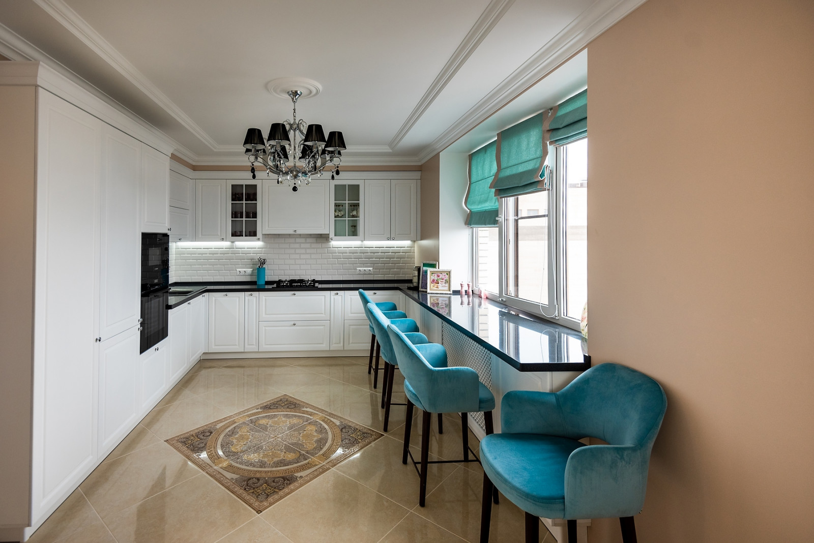 Гостиная-кухня ЖК "Аристократ"