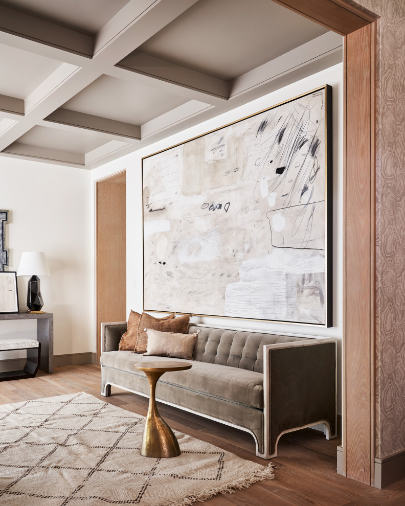Design ideas for a contemporary living room in Oklahoma City.
