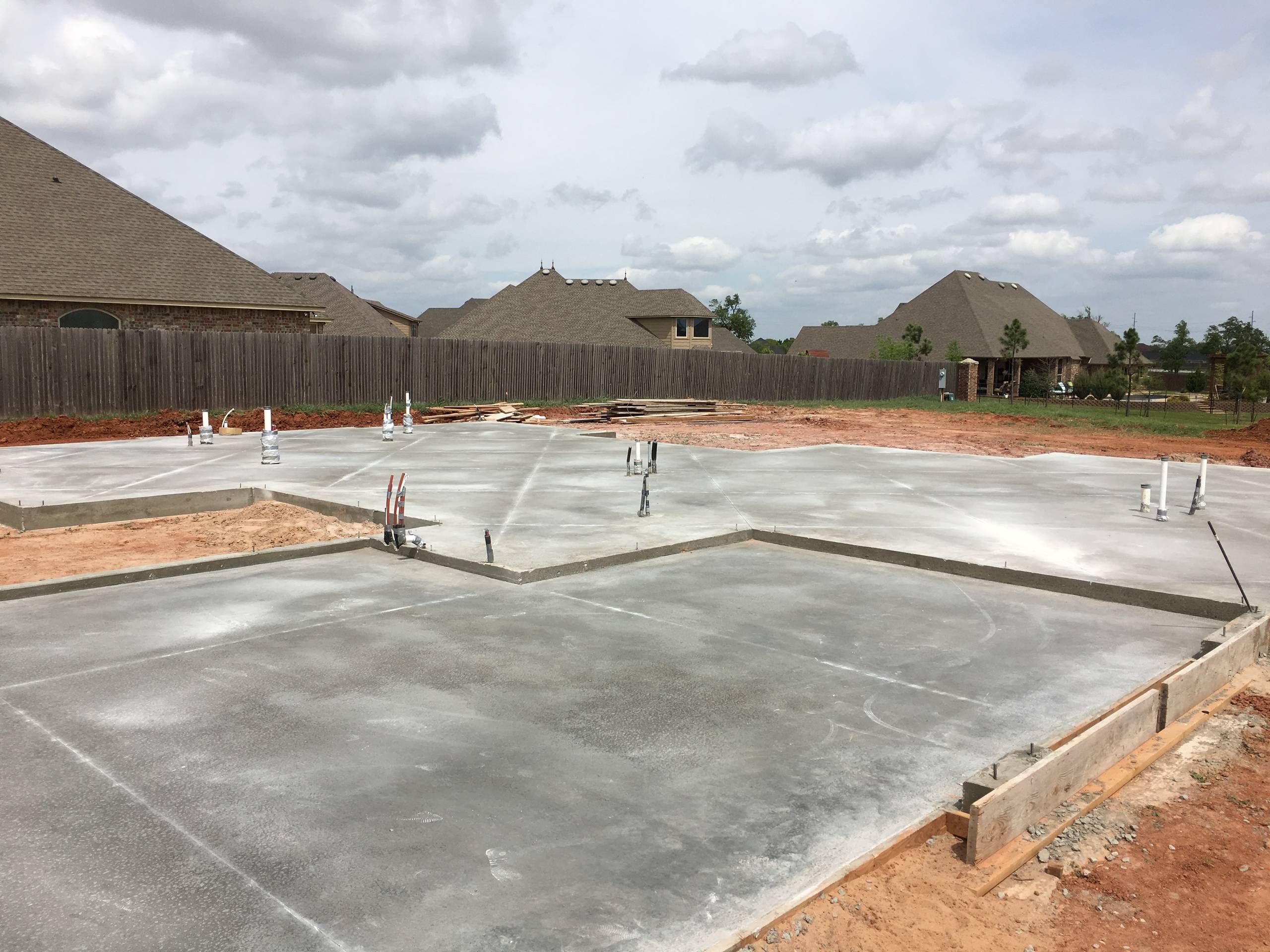 Custom home built in Mustang Oklahoma-Winston