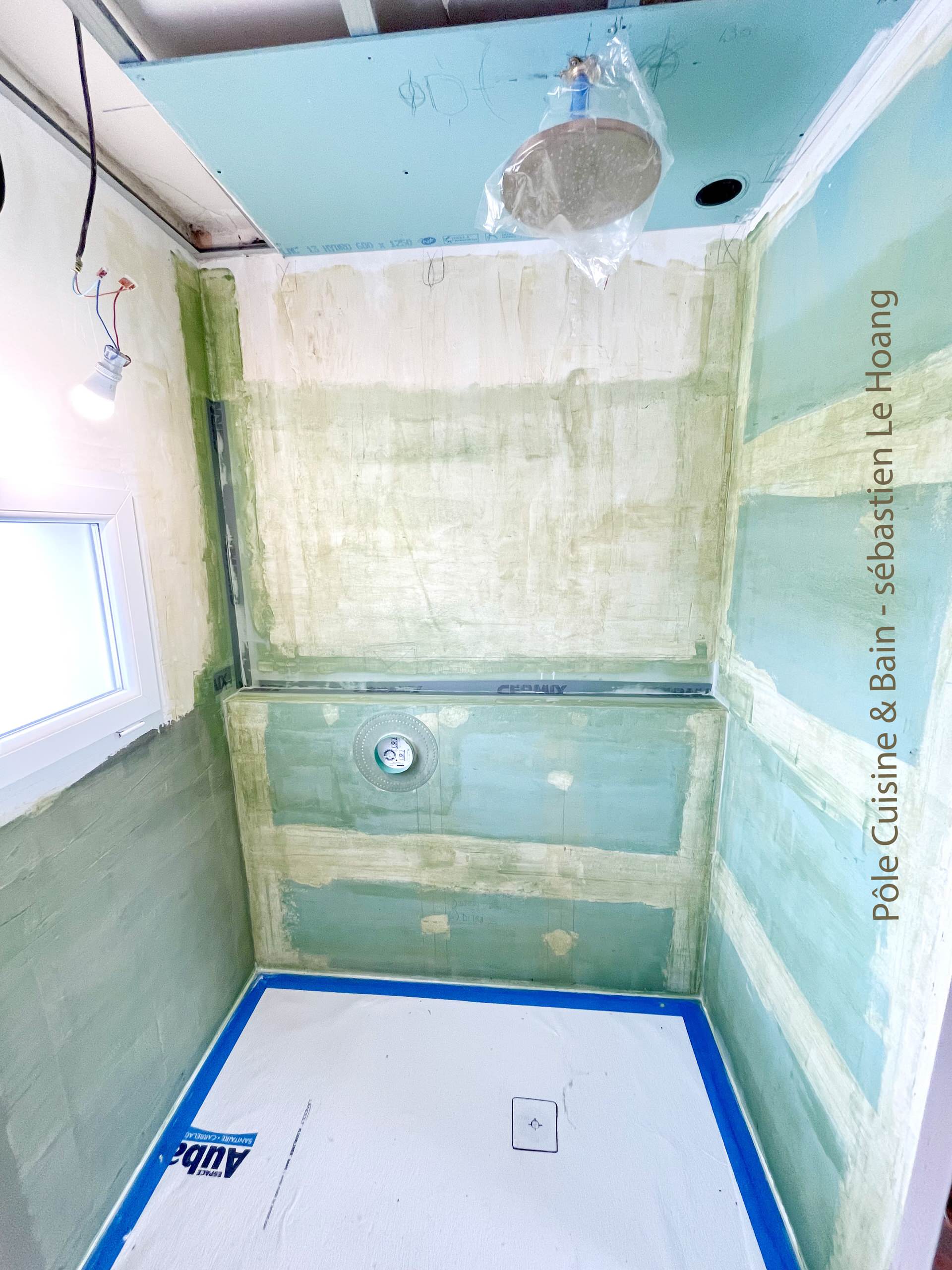 SALLE D'EAU: création dans une chambre parentale de 25m²