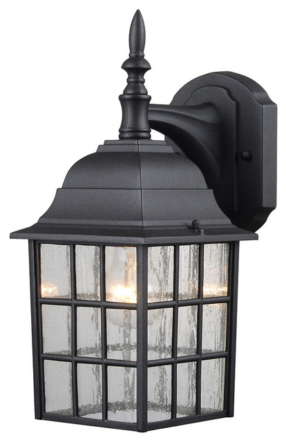 Black Outdoor Patio Exterior Light Fixture 22 9364 Traditional