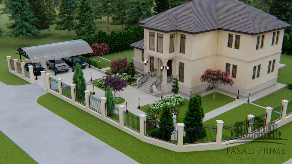 Дизайн фасадов и ландшафтный дизайн