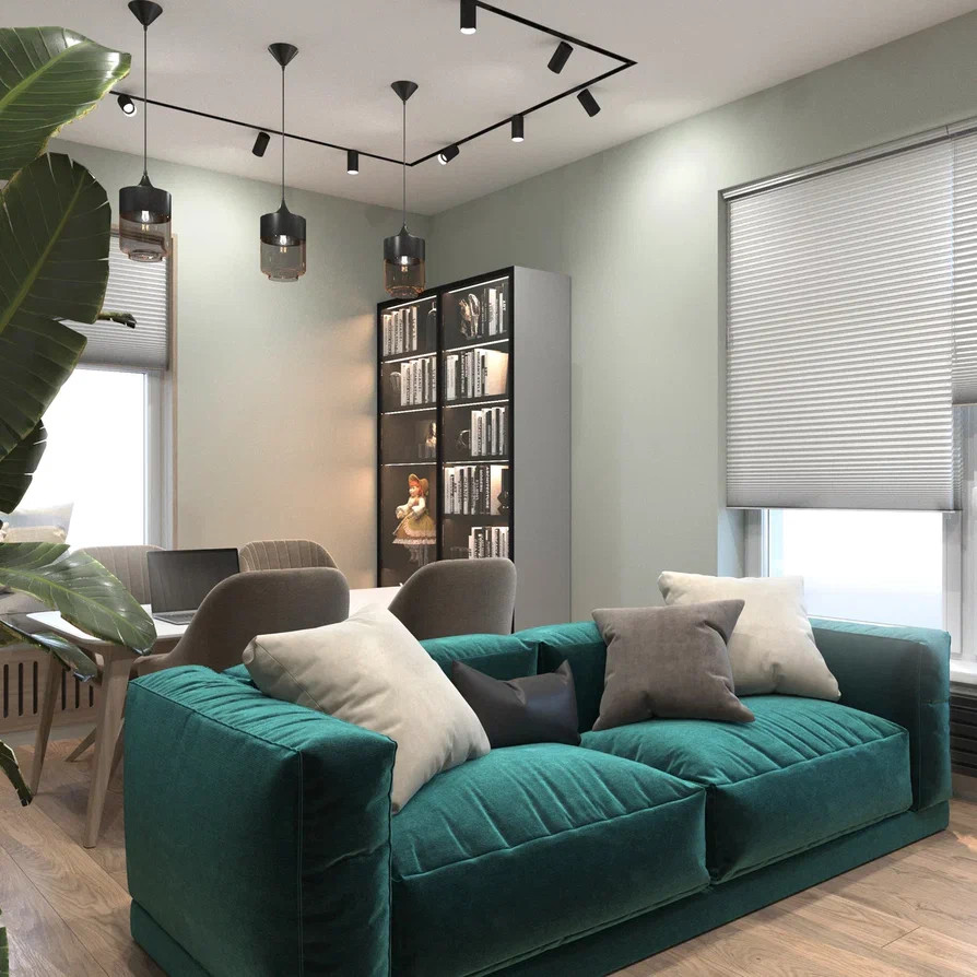 Квартира в современном стиле для семьи с ребенком