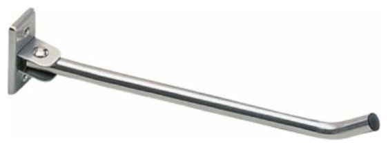 Richelieu 75250170 2.67 x 9.75" Utility Swivel Wall Hook - Stainless Steel