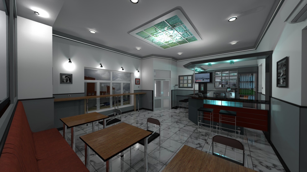 Дизайн проект кафе-бара