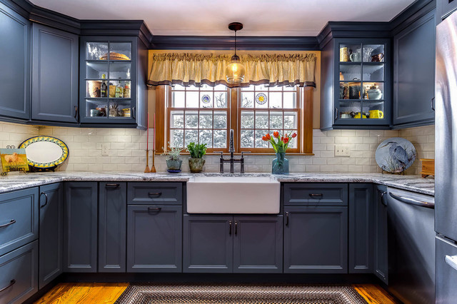 Colonial Blue Kitchen
