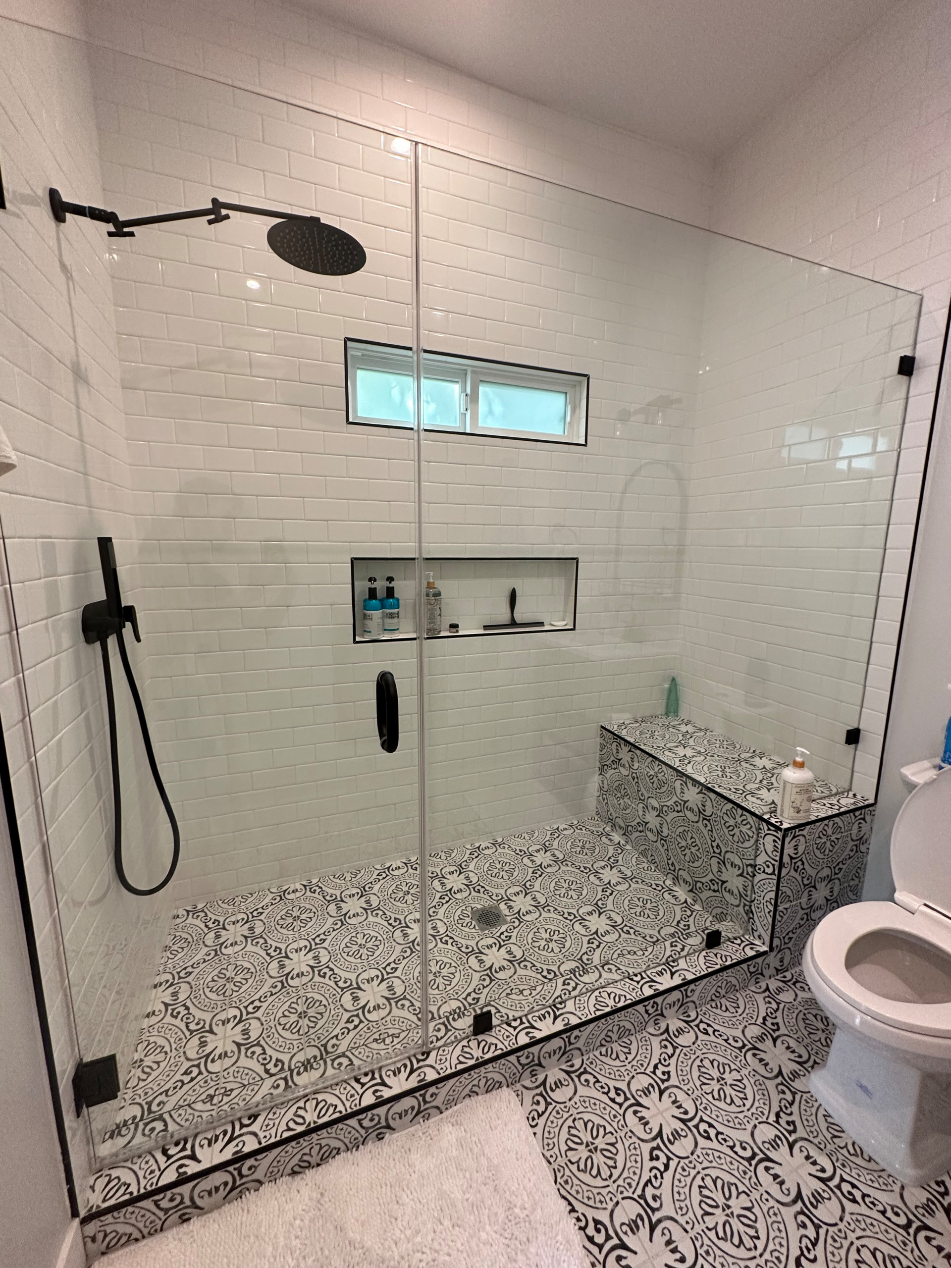 modern shower