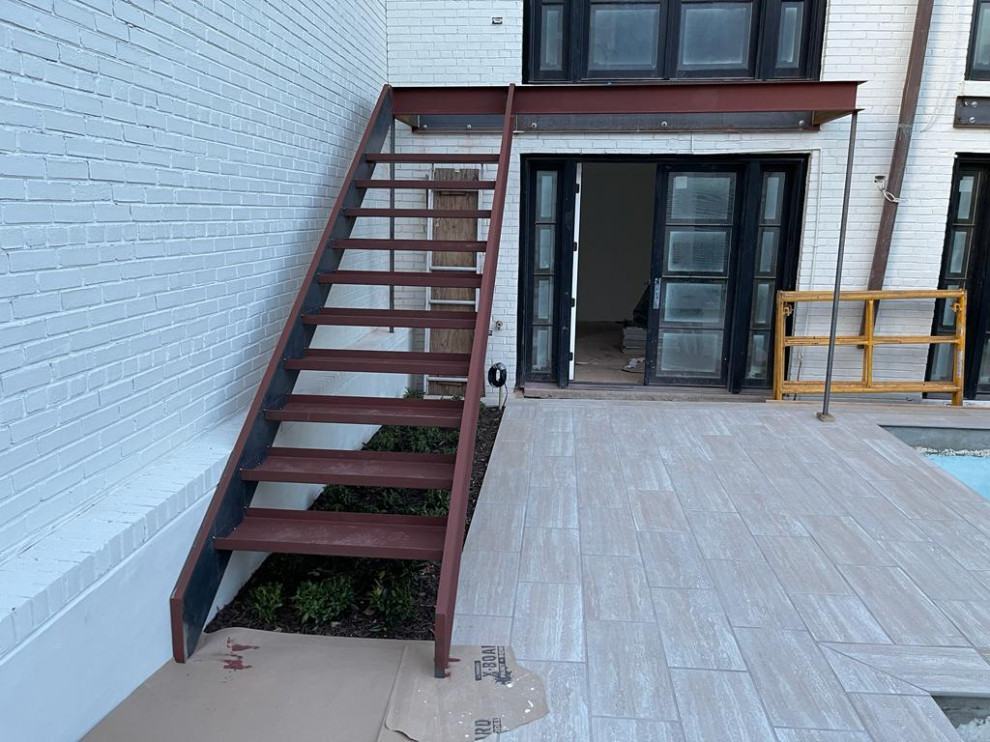 Custom Balcony w/ metal railings