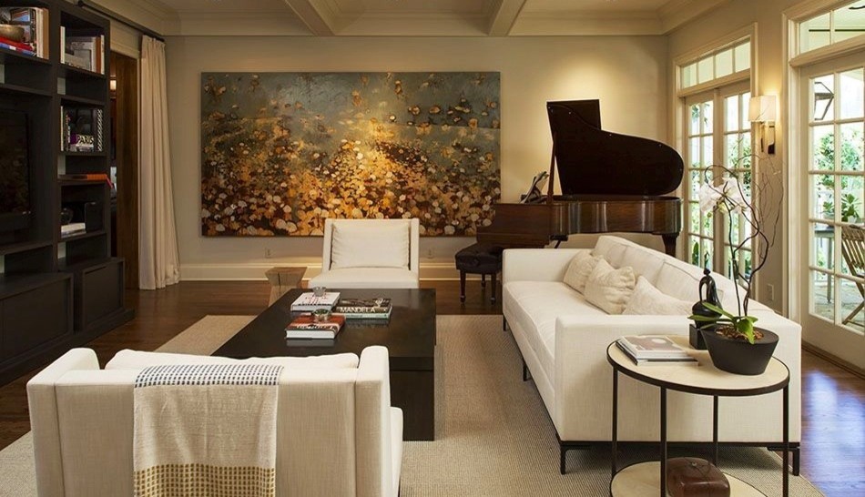 Inspiration for a contemporary family room in Tampa.