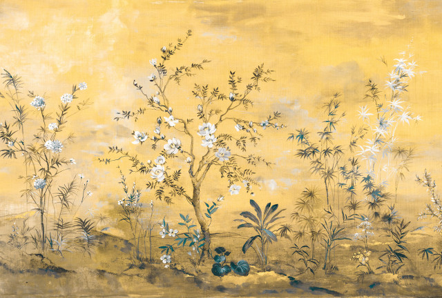 Chinoiserie Wall Mural - Asian - Wallpaper - by Brewster Home Fashions