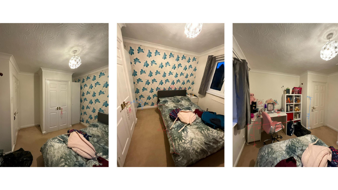Modern Girls Bedroom Design in Ruislip