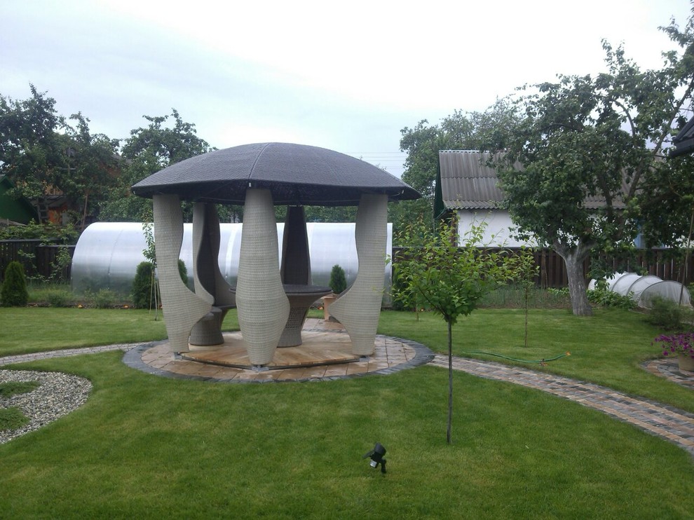 беседка Everest комбинированная с крышей венге