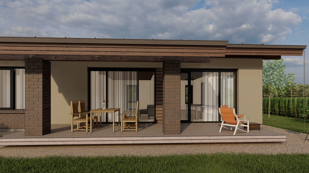 Практичный одноэтажный дом в г. Пенза