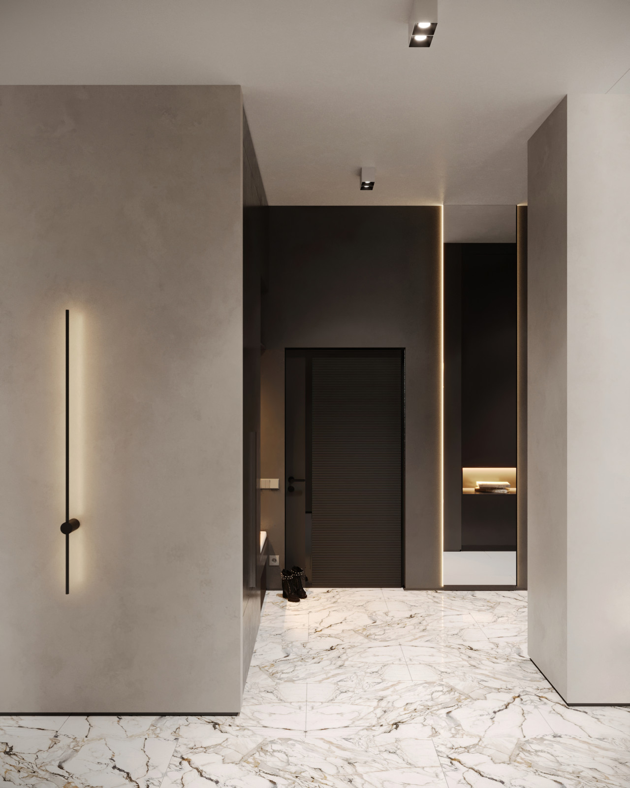 Загородный дом, минималистичный и строгий