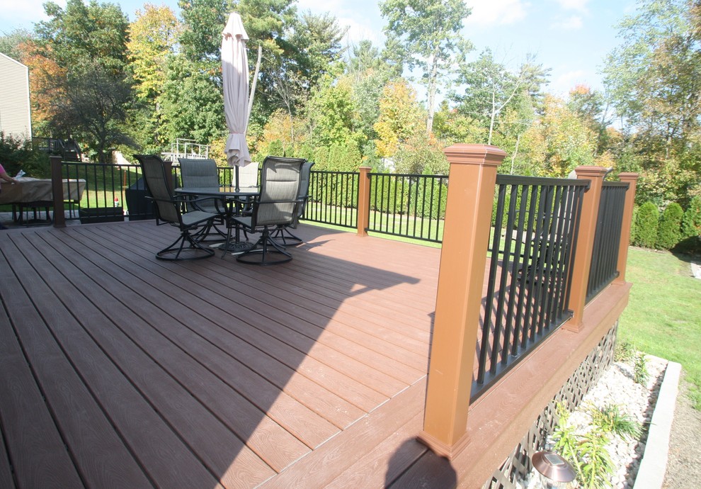 Photo of a modern deck in New York.