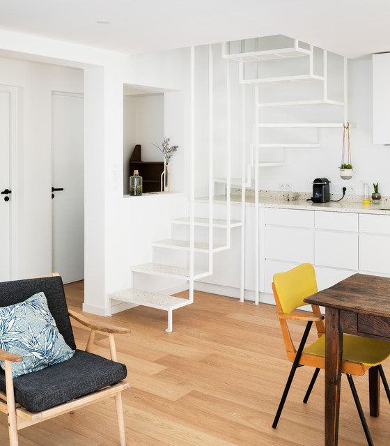 R&eacute;habilitation d'un duplex modern-staircase