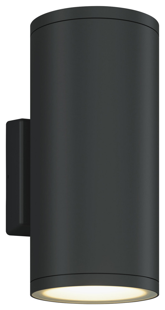 Outdoor Cylinder 6" Up and Down Wall, Anthracite