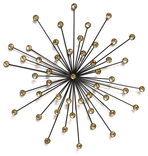 Stratton Home Decor 24 Amber Acrylic Burst Wall Midcentury Stratton Home Decor 24 Amber Acrylic Burst Wall