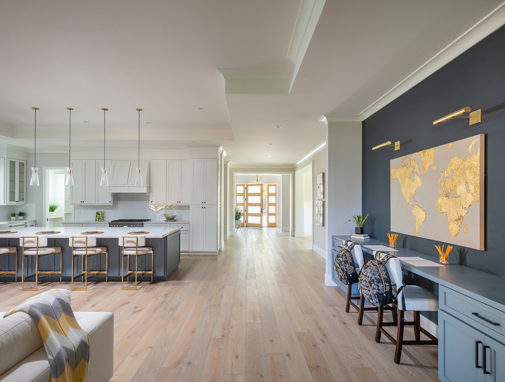 Willow Glen Modern Farmhouse - Farmhouse - Home Office - San Francisco ...