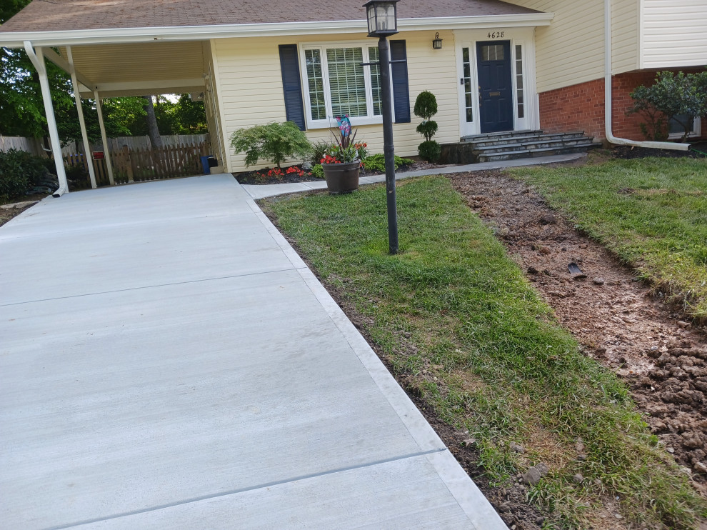 Concrete Driveway | Concrete Patio - Steps & Landing