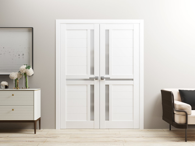 Interior Interior French Double Doors|Veregio 7288 White Silk with ...