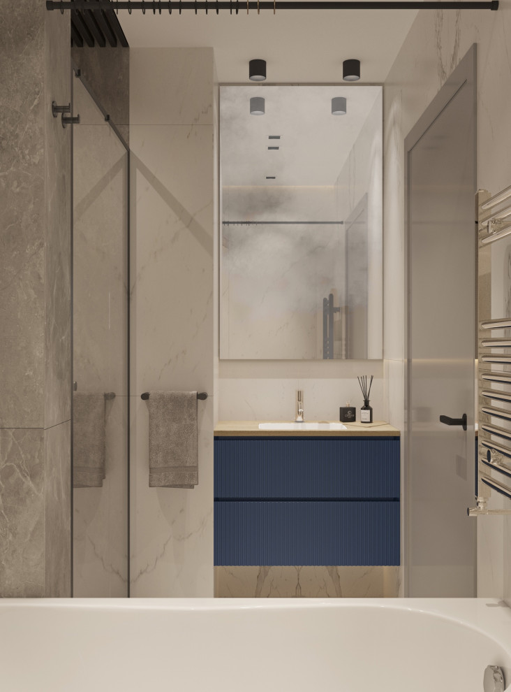 Дизайн трёхкомнатной квартиры  97 м2