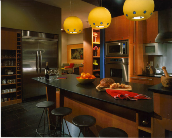 Example of a transitional kitchen design in Atlanta