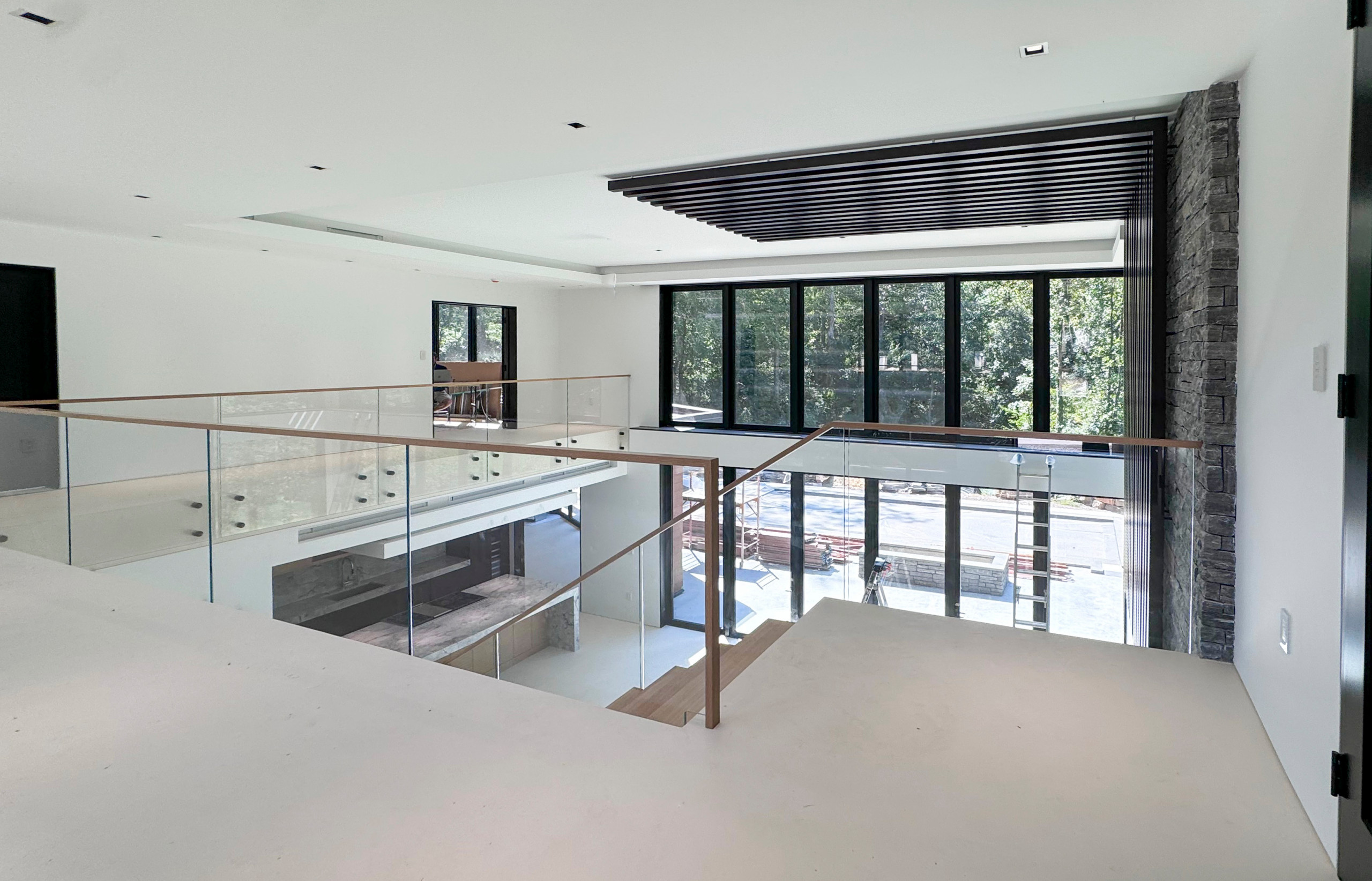126_Visually Open and Light Contemporary Staircase, Mclean, VA 22102