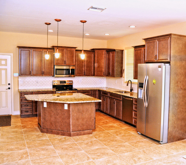 Palm House transitional-kitchen