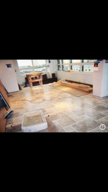 Travertine Floor Great-room