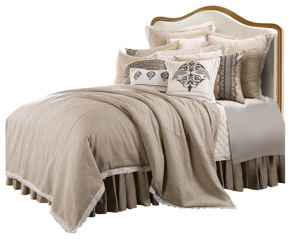 4Piece Charlotte Comforter Set Traditional Comforters And