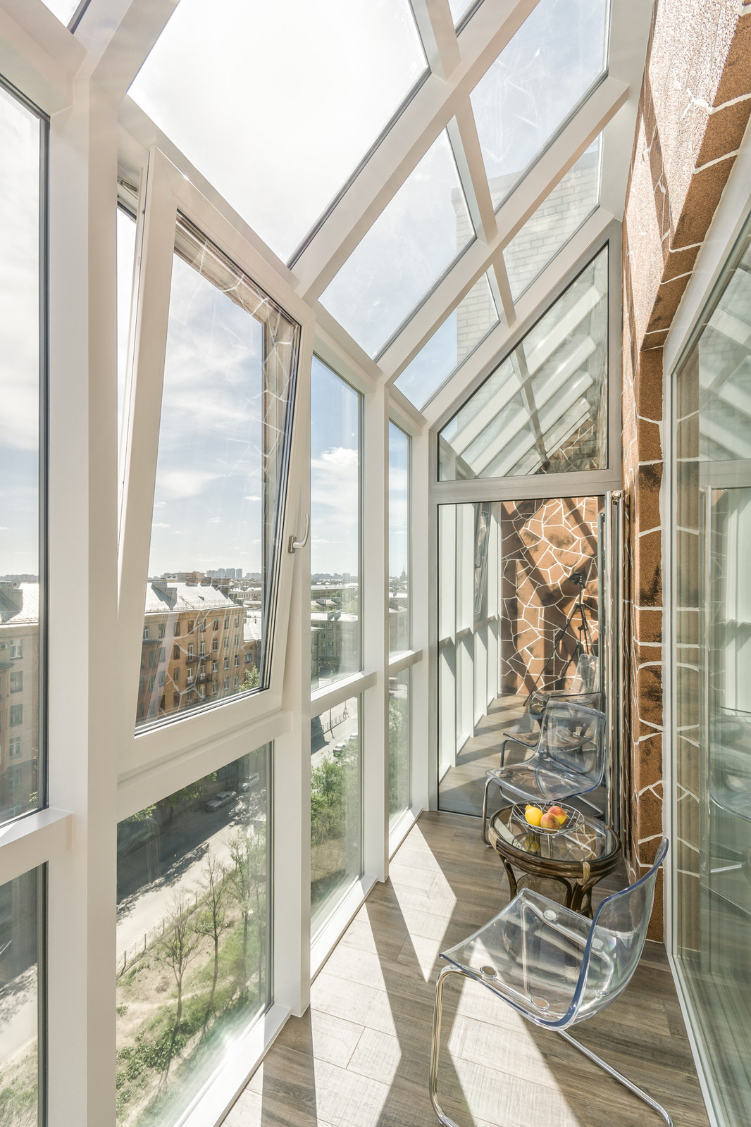 Оконные конструкции в квартире на Варшавской