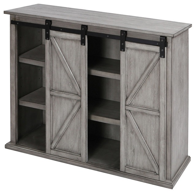 Barn Door Gray Farm House Cabinet Farmhouse Entertainment Barn Door Gray Farm House Cabinet Farmhouse Entertainment Centers And Tv Stands By Hedgeapple