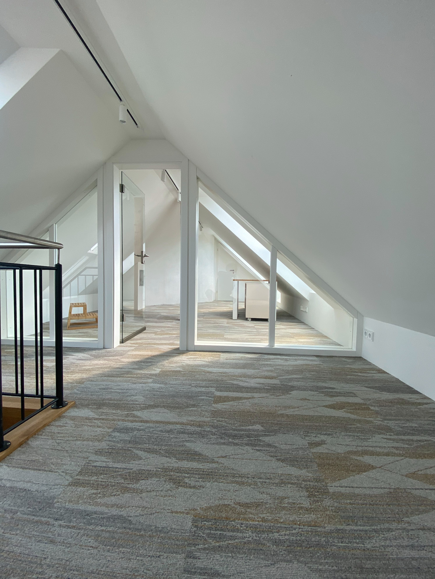 Dachumbau mit Wendeltreppe