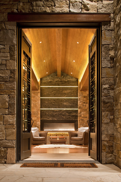 Aspen Foyer contemporary-entry