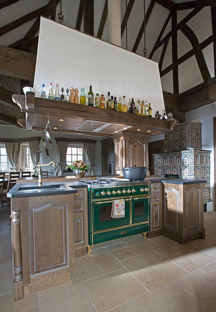 Rustikale Landhausküche aus Eichenholz - Rustikal - Küche - Sonstige