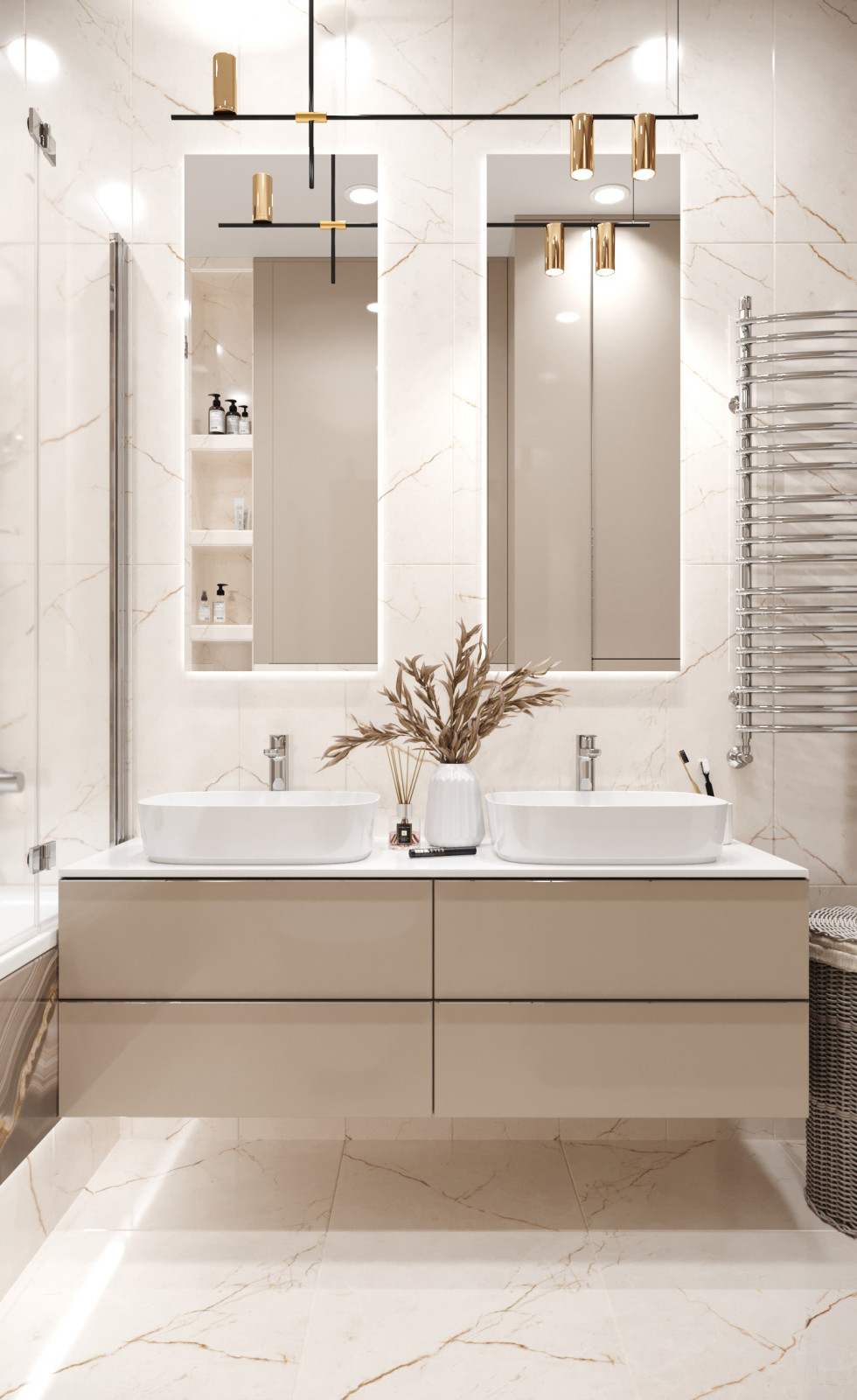 Интерьер квартиры жк Калининский