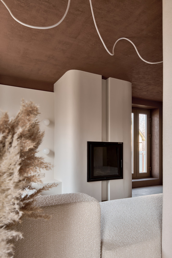 Обнимающая гостиная-столовая