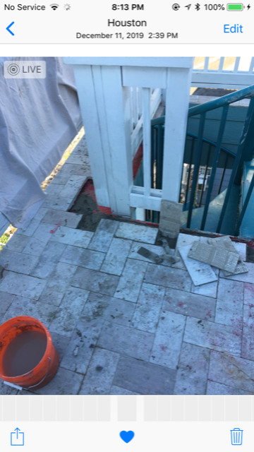 Water Leak Balcony