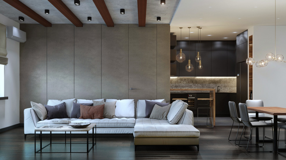 Интерьер квартиры 160 кв.м в Очаково-Матвеевском: современный дизайн